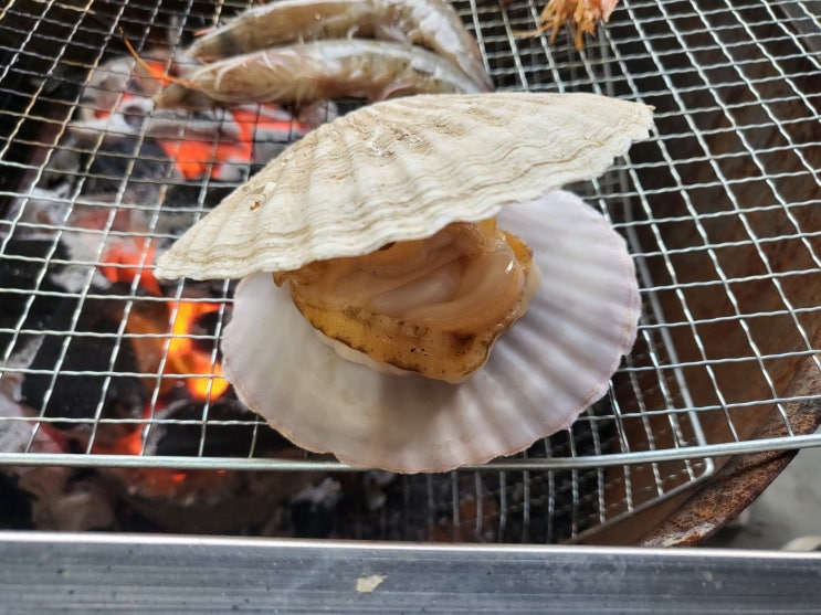  처서를 맞아 전어와 대하를 구웠어요!