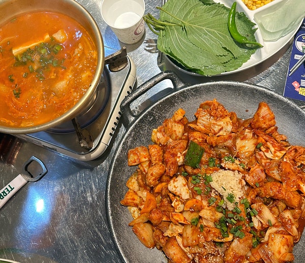  전주 혁신 돼지김치구이 김치찌개 "삼산회관" 추천 메뉴