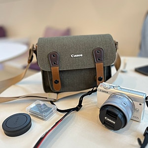 블로그용 카메라 입문용 카메라 미러리스 캐논 EOS-M100 사용후기 / 핸드폰 화질 차이
