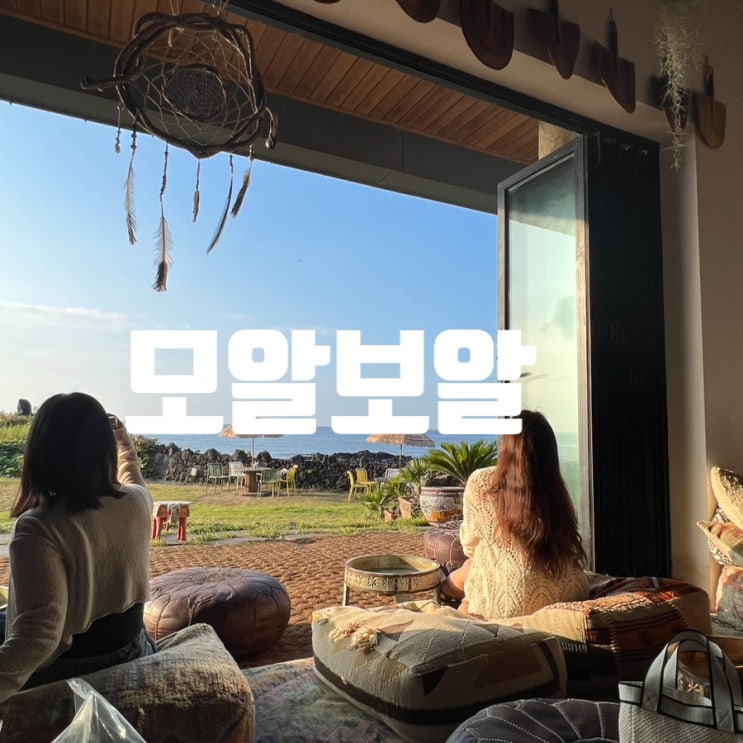 제주도 구좌 카페추천 , 제주도 혼자가기좋은카페, 구좌 뷰가 이쁜카페 ,모알보알