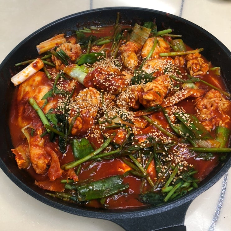  해물찜 밀키트 김서영 완도맛집 대구뽈찜 술안주 캠핑요리 최고