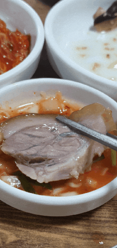  제주 도민 맛집 기찬밥상 맛있고 부드러운 족발정식