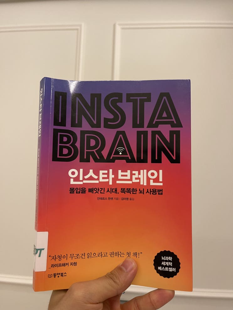  인스타 브레인 미디어 중독 필독서