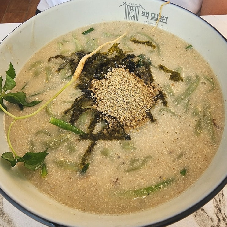  [울산 언양] 언양 맛집 들깨칼국수, 콩칼국수 '기술면집 백밀원'
