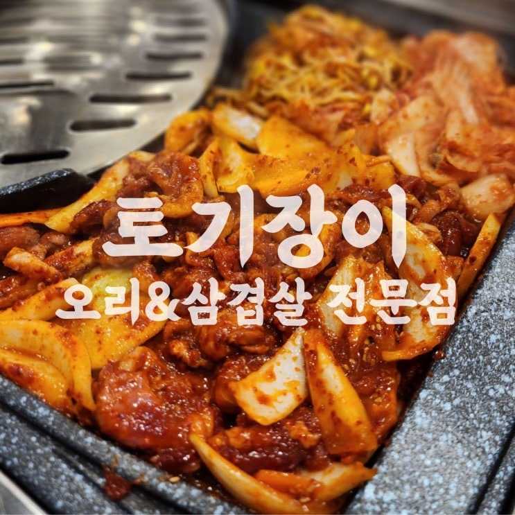  수원시 천천동 성대역 매콤달콤 오리주물럭 맛집 토기장이 오리&삼겹살 전문점