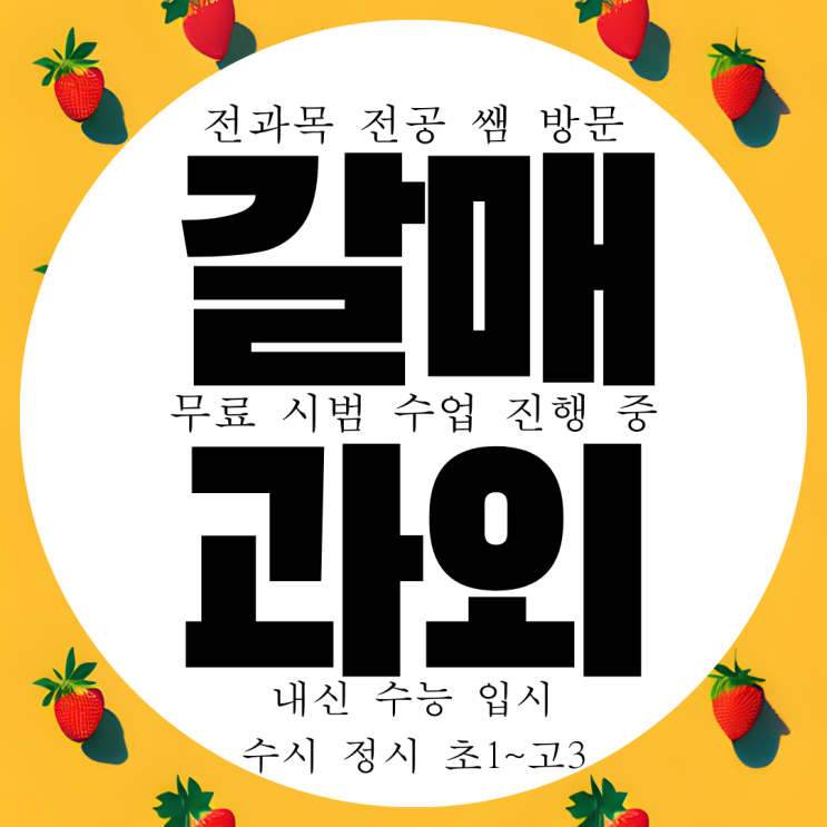  갈매 초등 영어과외 중등 중학생 수학과외 국어 물리 화학 내신