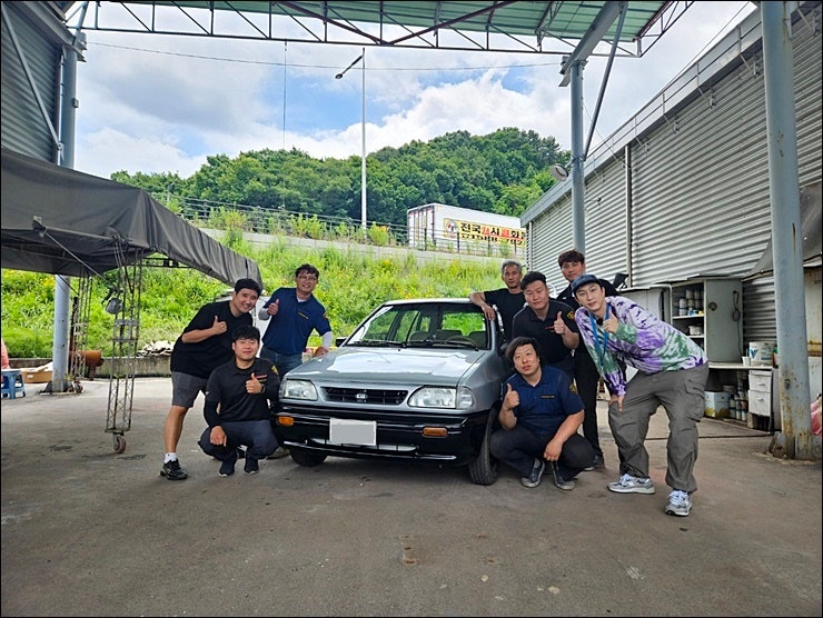 경기 남양주 오남읍 / 전체도색 / 기아 / 프라이드
