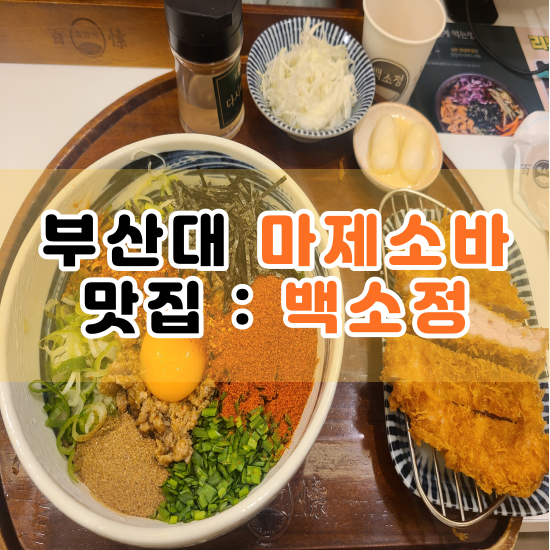  부산대 마제소바 맛집 : 백소정 부산대점