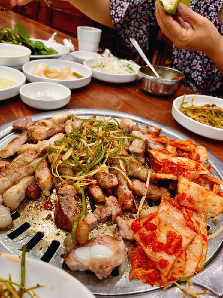  성남사기막골맛집 궁전생고기정육점식당:) 상대원공단회식장소로도 제격인 삼겹살집 
