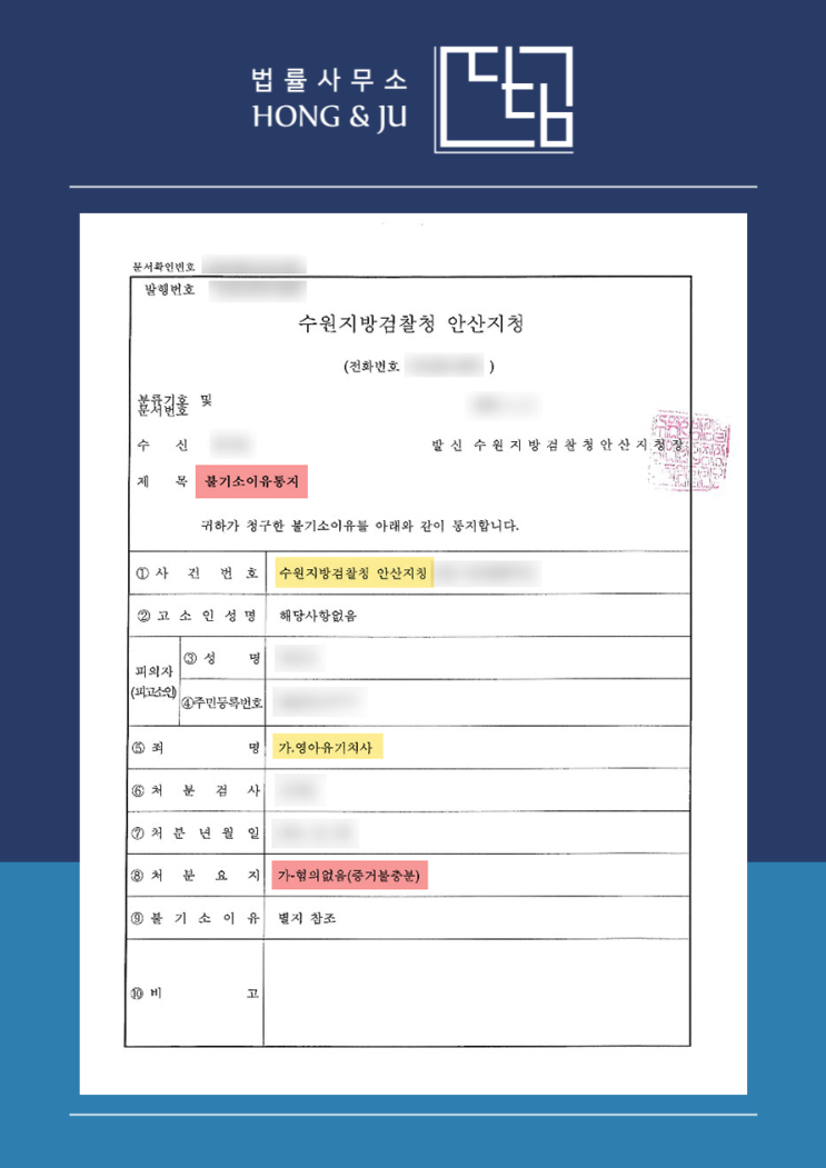  [영아유기치사 무혐의 사례] 화장실 출산 후 사망한 아기
