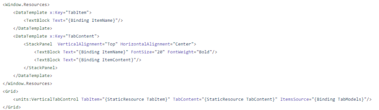  [WPF] VerticalTabControl