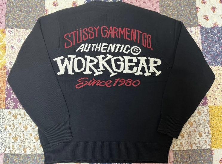  스투시 어센틱 워크기어 스웨터 블랙 리뷰(Stussy Anthentic Workgear Sweater Black)-117212