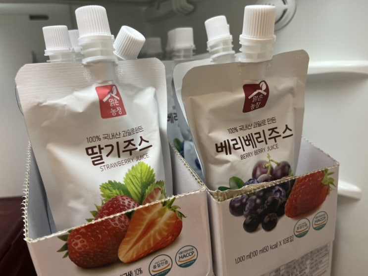  맑은농장 어린이 주스 어린이의 입맛과 건강을 둘다 잡을 수 있는 국내산 과일 야채로 만든 건강 어린이 주스