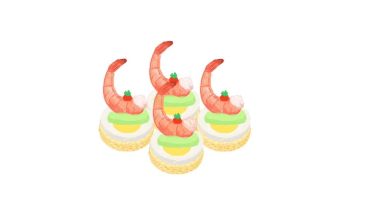 카나페 만들기 카나페 그리기