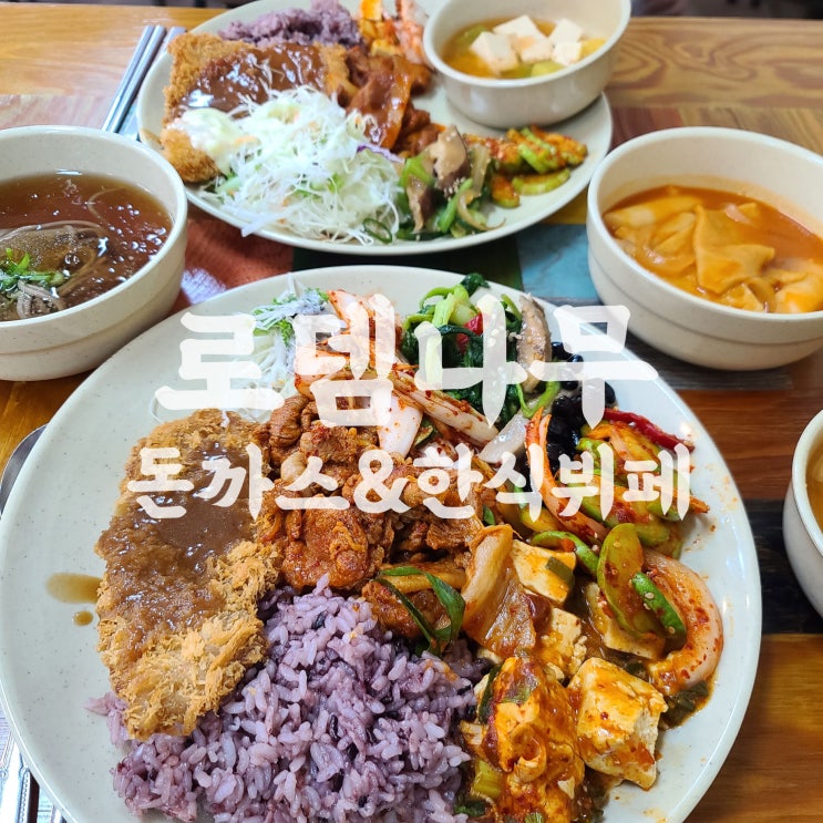  서수원 고색동 고색산업단지 무한리필 한식뷔페 로뎀나무 돈까스앤한식부페 점심 메뉴 추천