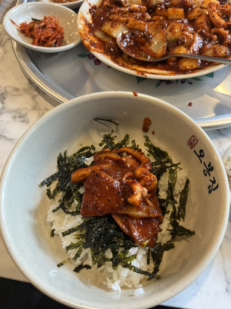  광주 상무지구 점심 추천 낙지볶음 낙지비빔밥 맛집, 저녁에는 반주하기 좋은 ‘오봉집’