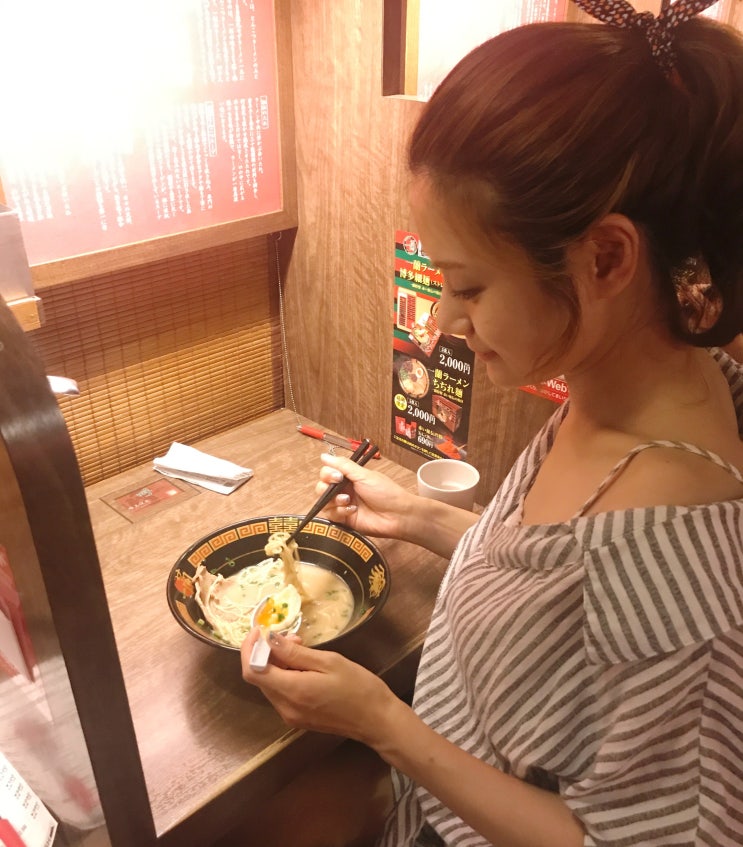  17_일본여행] 후쿠오카 맛집 이치란 라멘 본점
