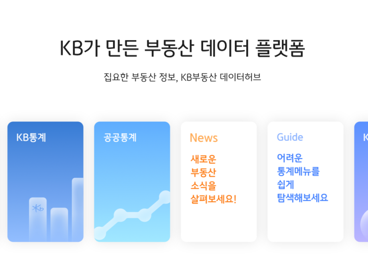 부동산 공부하기 좋은 서비스 소개 - KB부동산 데이터허브