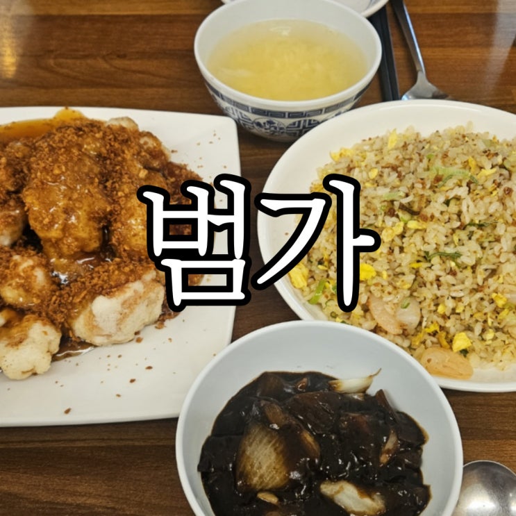  서울광장동 예스24라이브홀 근처 마늘찹쌀탕수육 맛집 범가