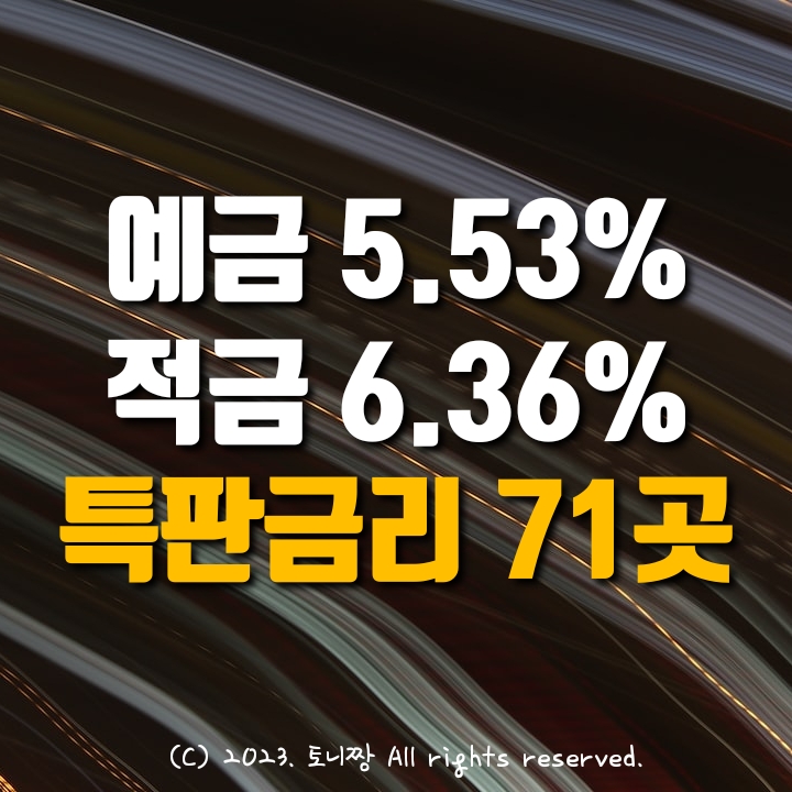 전국 Top 정기예금 5.53% 강남중앙 노량진 남인천 시흥 남대문 구리 별내 대전북부 대구대평 부산 연산로터리 전주송천 원광새마을금고. 적금특판 6.35% 송현 대현새마을금고