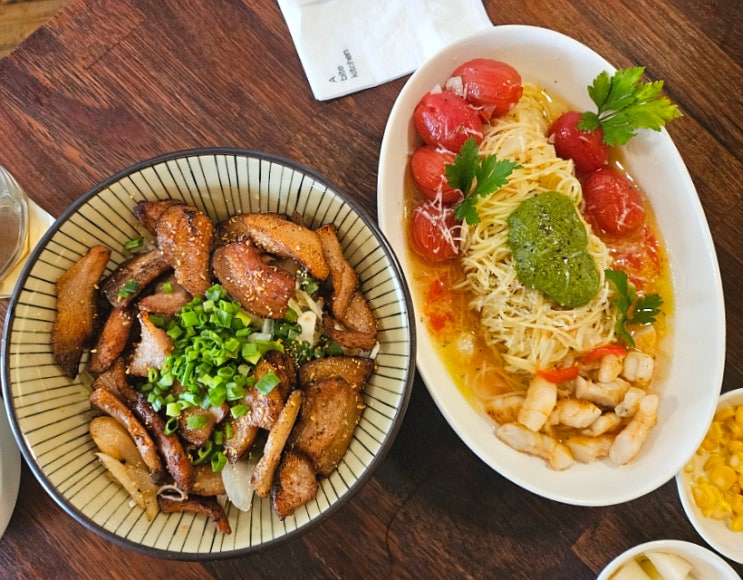  [동성로 맛집] 대구  반월당 맛집 에이 바이트 키친 바질 토마토 콜드 파스타 내 돈 내산 후기