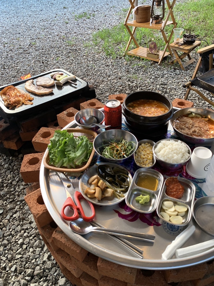  광주첨단맛집 :: 도심 속 캠핑에서 먹는 바베큐 , 남부대근처 나츄미츄Ntmu