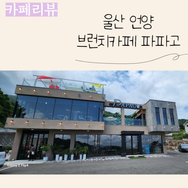  (울산 언양 카페) 다양한 브런치를 즐길 수 있는 카페 파파고