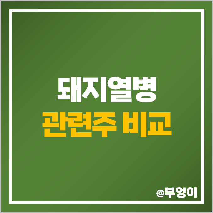 아프리카 돼지열병 관련주 윙입푸드 마니커 옵티팜 주식 주가 아프리카 돼지열병 관련주 윙입푸드 마니커 옵티팜 주식 주가