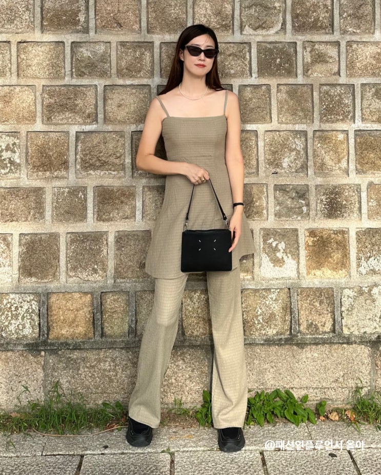  [올아 ootd] 메종마르지엘라 가방, 혼스비 달링하버,여자 셋업 가을무드 코디(파우치&카드지갑)