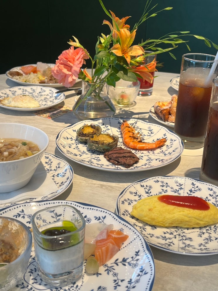  아난티앳부산 르블랑 조식 음식 &금액 & 이용 후기