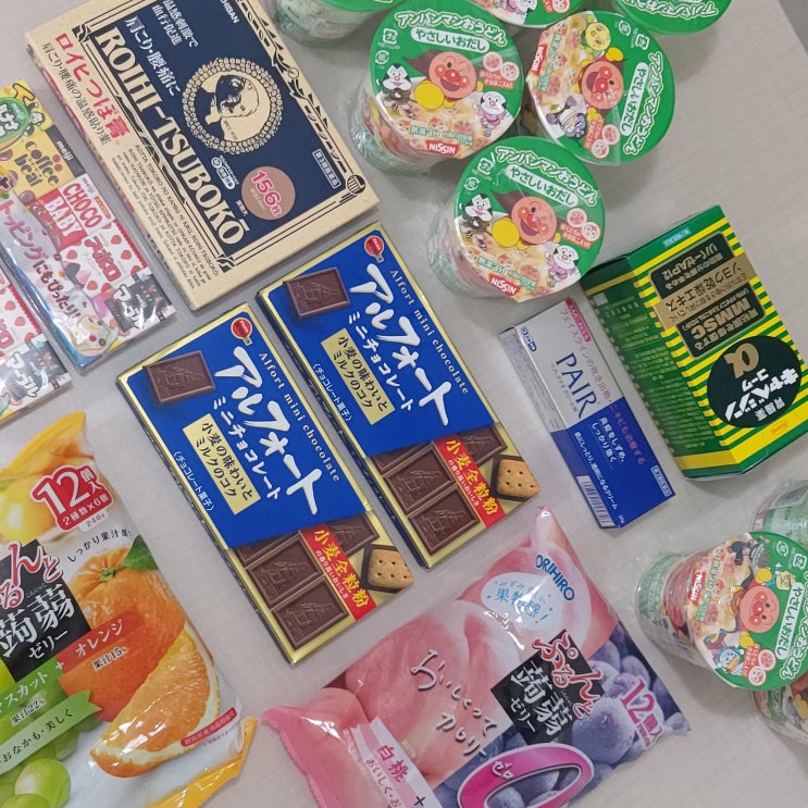 일본해외직구 코스믹 로이히츠보코 동전파스 호빵맨라면 사본 후기