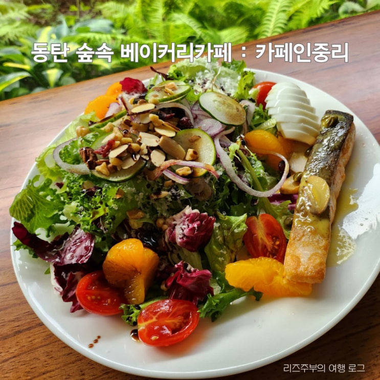  동탄 숲속 베이커리 카페 : 카페인중리 디너 후기