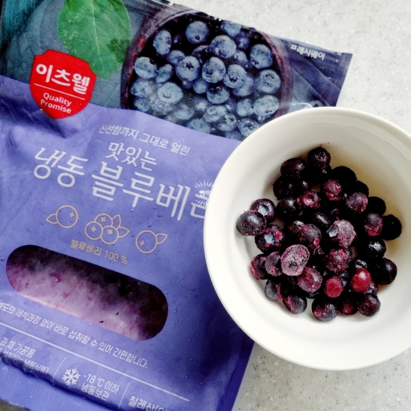 CJ프레시웨이 이츠웰 맛있는 냉동 블루베리, 쿠팡 득템 완전 강추(내돈내산)