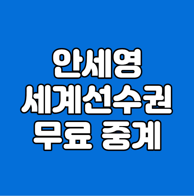 안세영 배드민턴 준결승 중계... <b>안세영 천위페이 4강전</b> 생중계... 