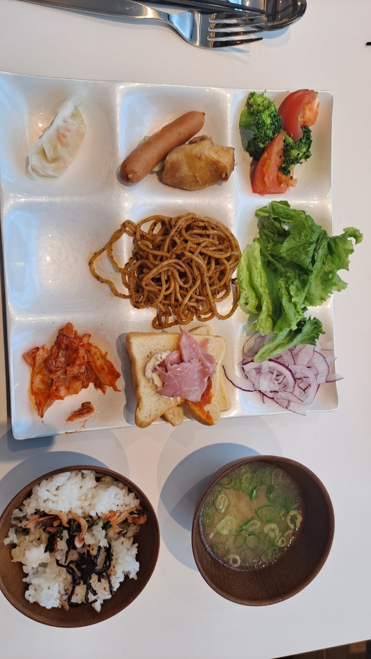  일본 오사카 요도야바시역  근처 호텔에서 숙박