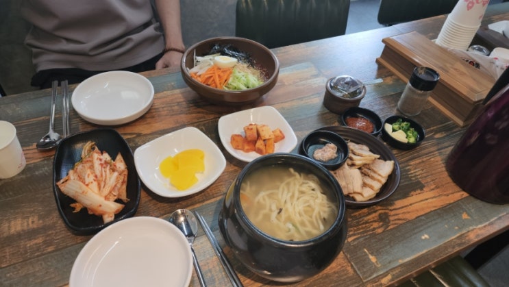  청주 청원구 율량동 칼국수 맛집 만칼 수육 비빔칼국수 맛있었어요!추천