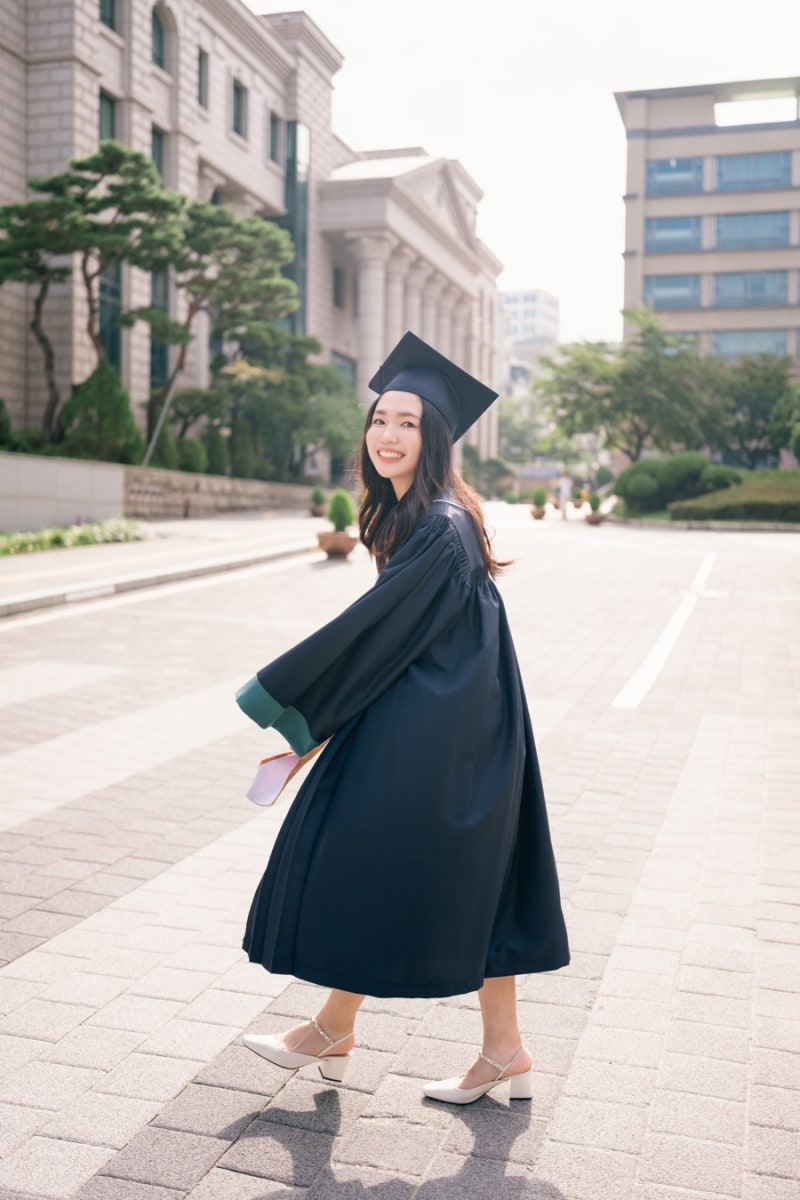 한국외대 졸업 스냅사진 16학번의 추천! 레이지웨이브 : 네이버 블로그, image size:800x1200