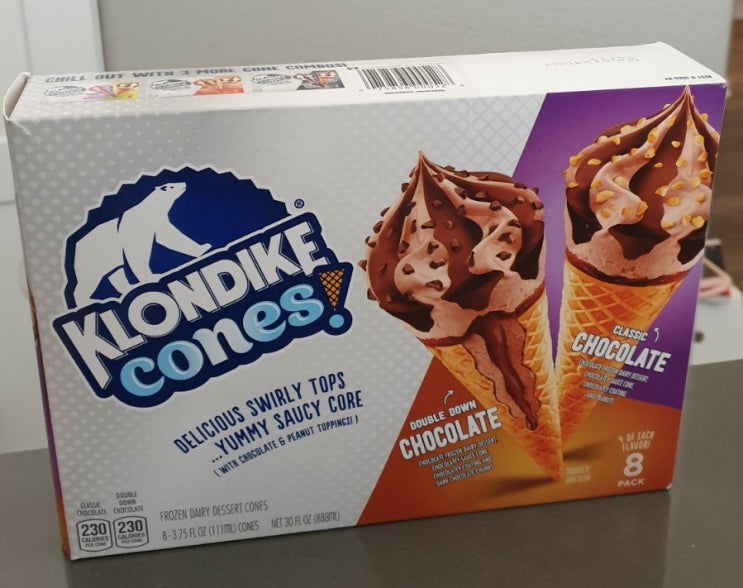미국 아이스크림 추천 KLONDIKE cones!