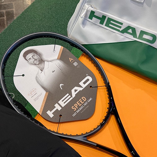 헤드 스피드 <b>조코비치 테니스</b> 라켓 US OPEN 한정판 팝업스토어