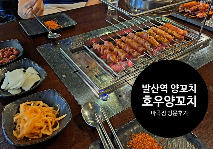인생 첫 양꼬치! 발산역 양꼬치로 유명한 호우양꼬치 마곡점 방문후기 인생 첫 양꼬치! 발산역 양꼬치로 유명한 호우양꼬치 마곡점 방문후기