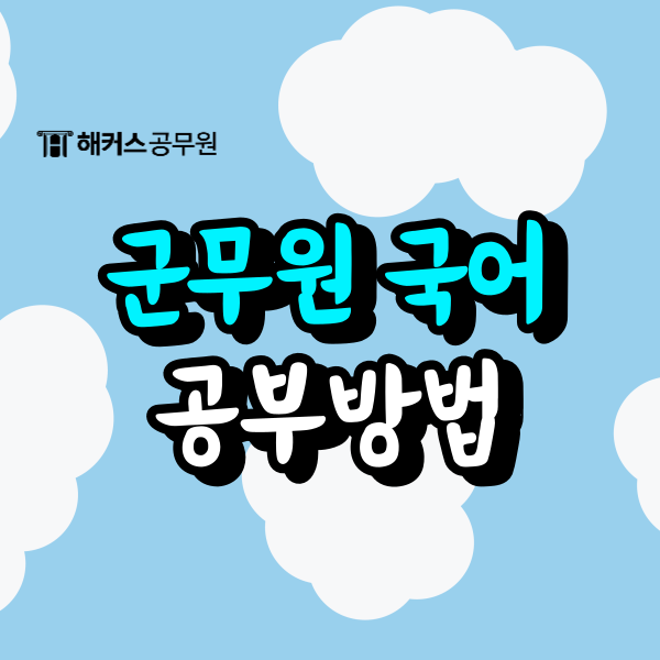  군무원인강 활용해 군무원 국어 공부하고 단기합격