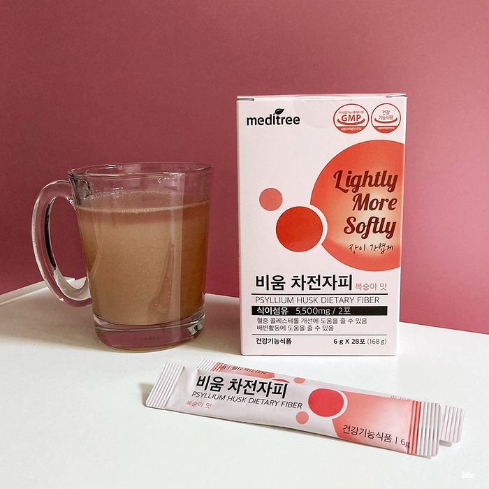  메디트리 비움 차전자피 맛있고 가벼운 복숭아 맛 차전자피 추천