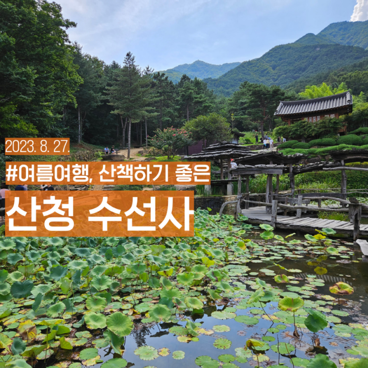 경남 산청 여행 가볼만한 곳 연꽃 명소 지리산 사찰 한국의 아름다운 절 수선사