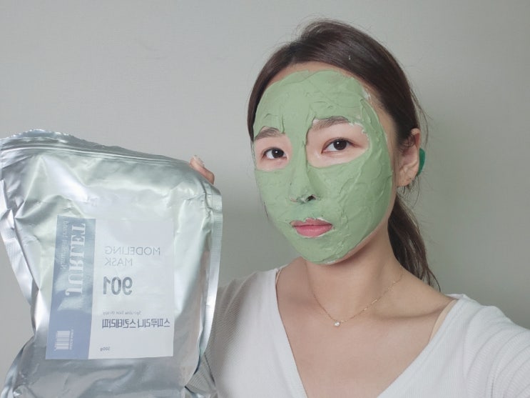  피부과 모델링팩 고무팩 효과 사용법 건조한피부 쥴레 1일 1팩 하는법