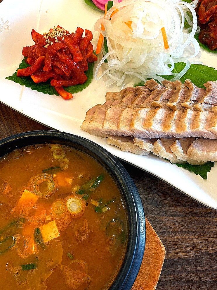  장유 율하 한식 맛집 채사랑 속든든해!