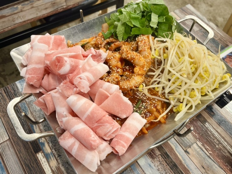[대전] 오류동 서대전역 맛집 ‘단지네낙지쭈꾸미’ 매콤한 낙지삼겹철판 맛집