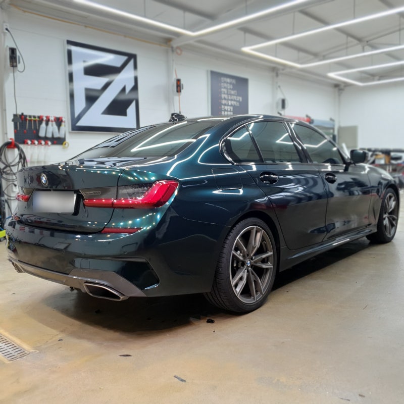 시흥 신현로38번길 / 전체 랩핑 / 택랩 글라스 그린 블랙 실크 / BMW / 3시리즈 (G20)