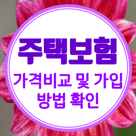  주택화재보험 가격과 주택화재보험가입 방법을 알아보세요!