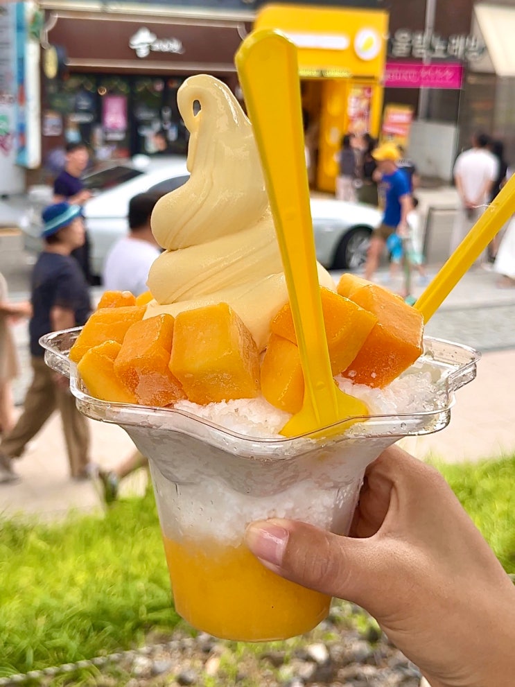  [홍대입구역] 3500원짜리 망고빙수 가성비갑! 연남동 홍대 맛집 추천  | 고망고 연남점