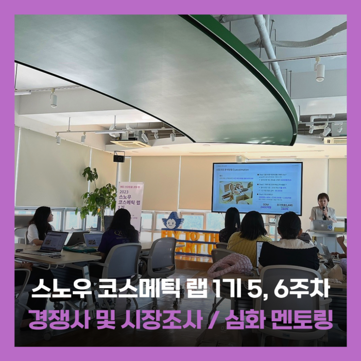  뷰티 및 코스메틱 창업교육_시장조사 & 경쟁사 분석 / IR준비 멘토링